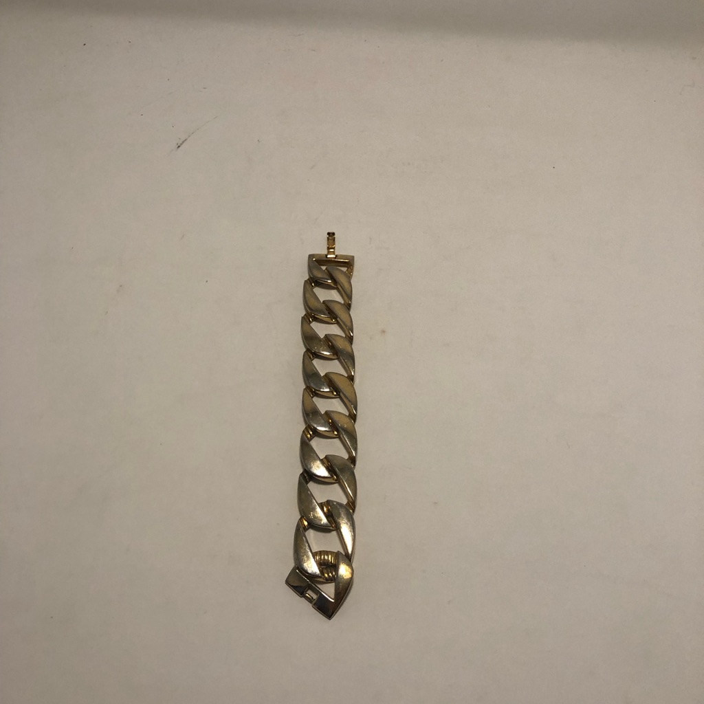 Givenchy Chuncky Gold Tone Bracelet